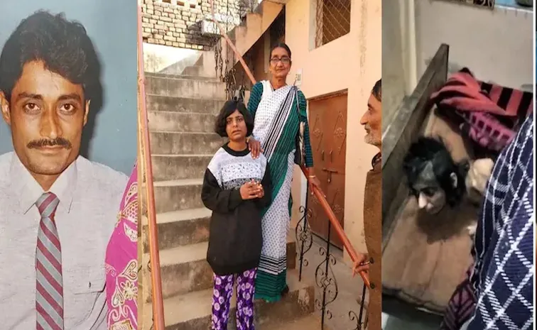 అస్థిపంజరంలా ఆమె, ఆకలితో కన్నుమూసిన తండ్రి