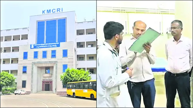 కేఎంసీ ఆస్పత్రిపై లోకాయుక్త దాడి 