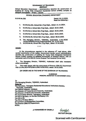 యంగ్‌ ఇండియా ఇంటిగ్రేటెడ్‌ స్కూల్‌ మంజూరు