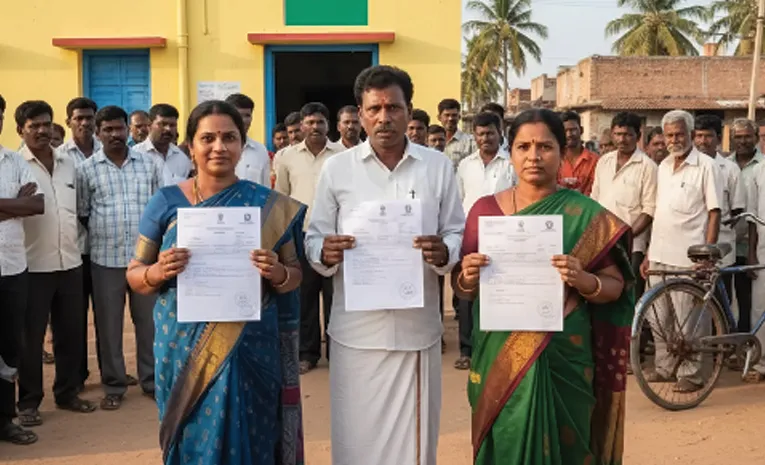 two wifes nominations in Sarpanch