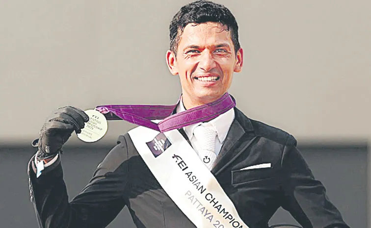 Ashish wins individual gold at Asian Equestrian Games