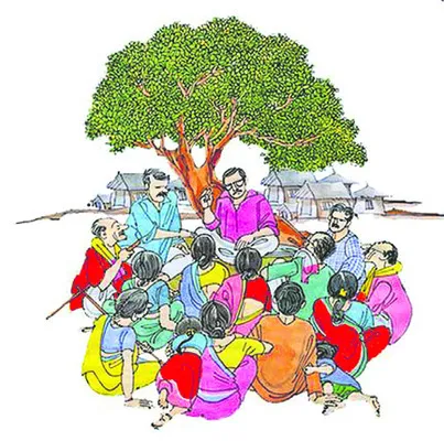 పంచాయతీ బరిలో యువత 