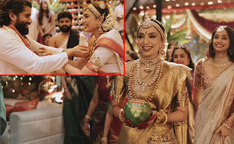 Sobhita Dhulipala And Naga Chaitanya first wedding anniversary celebration