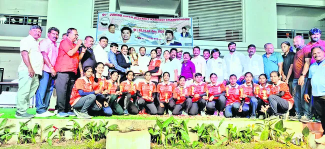 ముగిసిన అంతర్‌ జిల్లా స్థాయి కబడ్డీ పోటీలు