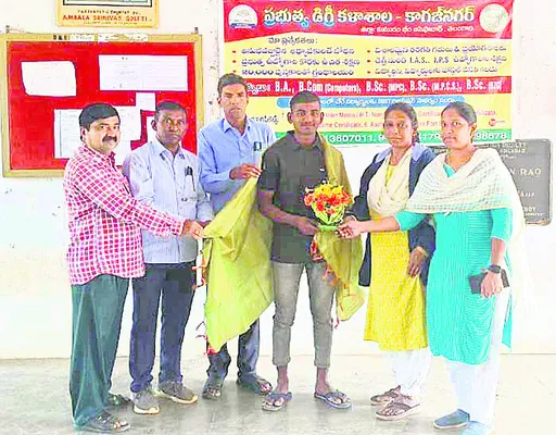 అగ్నివీర్‌కు డిగ్రీ విద్యార్థి  ఎంపిక
