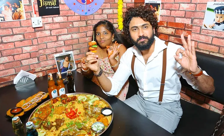 Hero Dharma Mahesh inaugurated Jismat Jail Mandi at Chaitanyapuri 