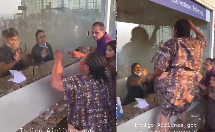 Passengers Argue With Indigo Employees At Delhi Airport Video Viral