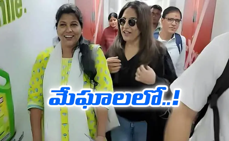 first ever flight to Bengaluru Archana Puran Singh takes her housekeeper Bhagyashree