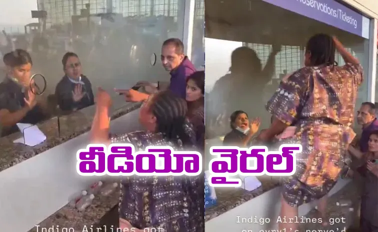 Passengers Argue With Indigo Employees At Delhi Airport Video Viral