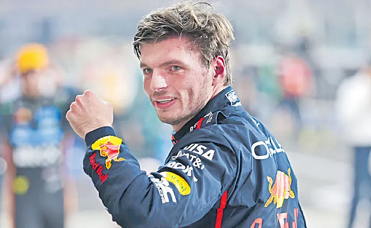 Red Bull racer Max Verstappen took pole position2