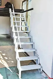 Foldable stairs adds value to home Real estate