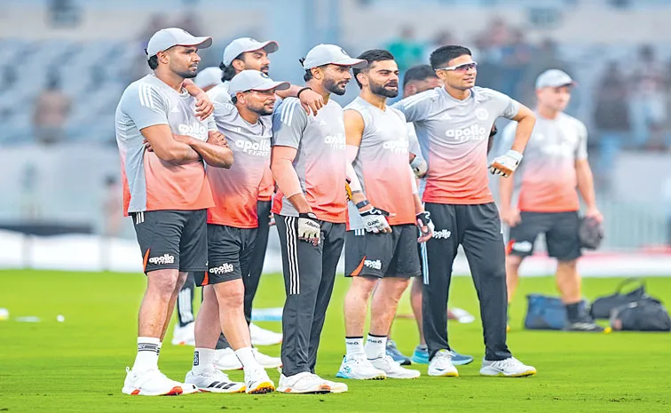 ప్రాక్టీస్‌లో టీమిండియా