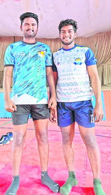 జాతీయ స్థాయి కబడ్డీ  పోటీలకు ఎంపిక