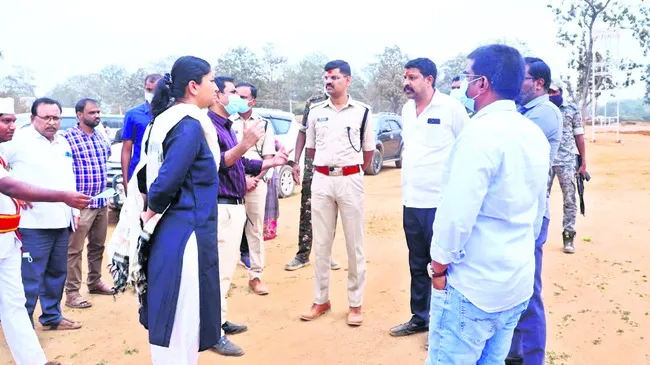 సీఎం పర్యటనకు ఏర్పాట్లు