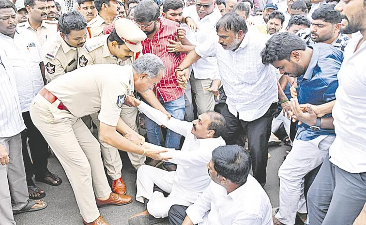 సోమశిల సందర్శనపై పోలీసుల ఉక్కుపాదం