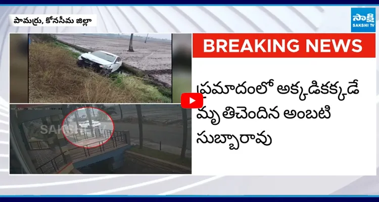 CCTV Footage: కోనసీమలో కారు బీభత్సం