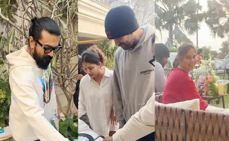 మెగా ఫ్యామిలీ ఇంట భోగి.. చరణ్‌ ఏం చేశాడంటే?