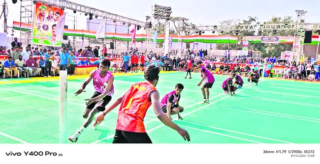 జాతీయ ఖోఖో జాతరలో మనోళ్లు..