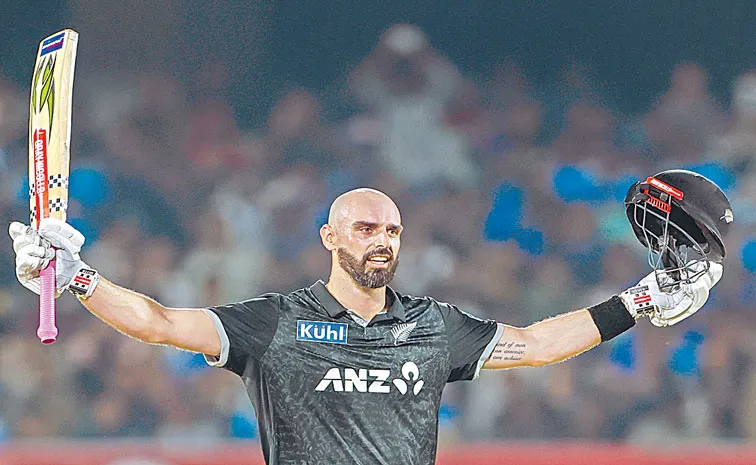 New Zealand produced a composed all-round performance to defeat India by seven wickets