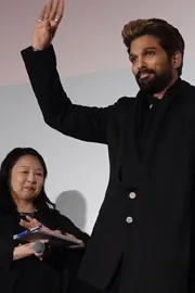 Tollywood icon Star Allu arjun Craze at Pushpa2 the rule vibe in Japan2