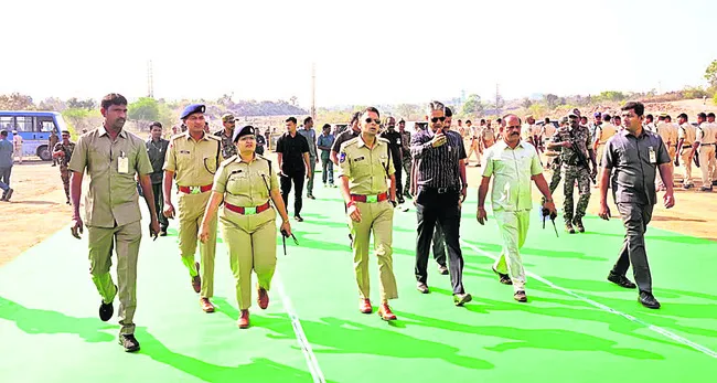 సీఎం పర్యటనకు భారీ బందోబస్తు