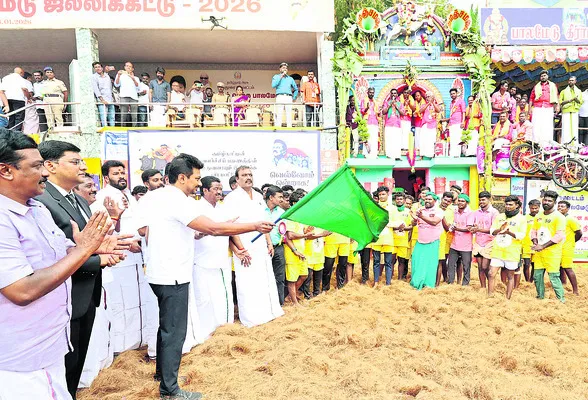 జల్లికట్టుతో వీరత్వం 