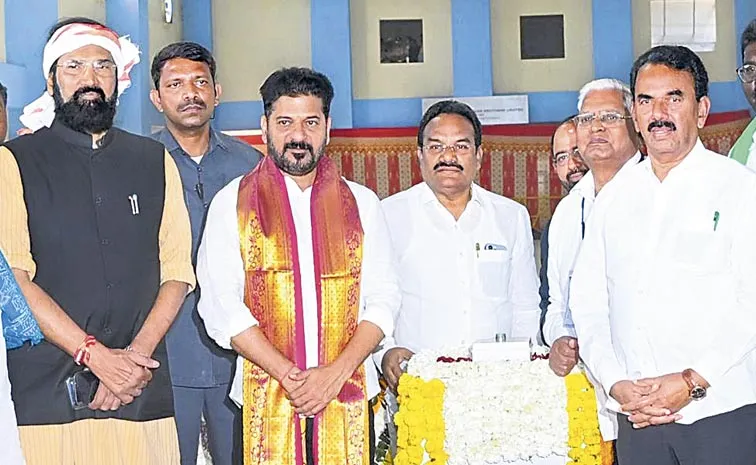 Chief Minister Revanth Reddy at public meeting in Nirmal