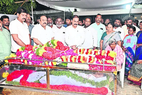 యద్దల నరేంద్రరెడ్డికి పితృవియోగం