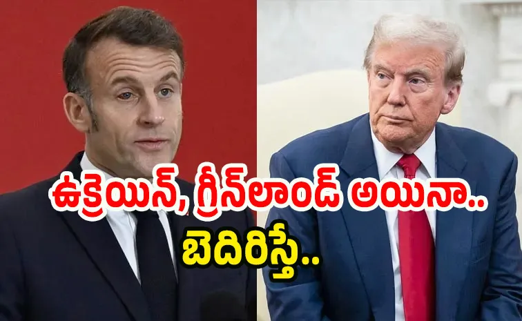 French President Macron Political Counter To Donald Trump