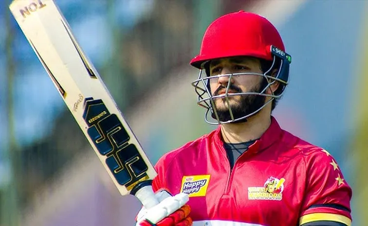 Akkineni Akhil Hits Century In Celebrity Cricket League