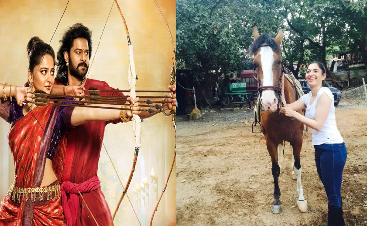 హార్స్ రైడింగ్‌.. బాహుబలి-2 జ్ఞాపకాల్లో మిల్కీ బ్యూటీ.. .!