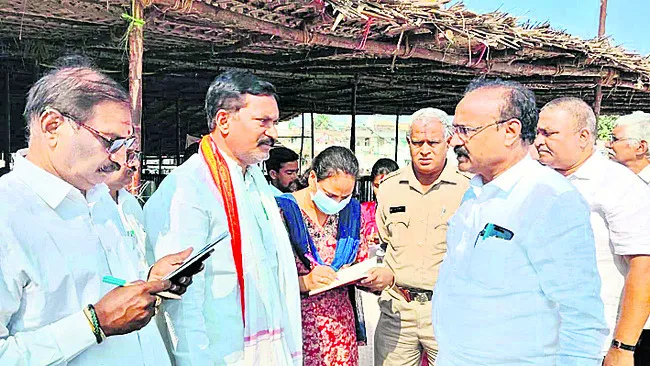 రథసప్తమి ఏర్పాట్ల పరిశీలన 