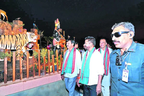 సీఎం రేవంత్‌కు  ఘన స్వాగతం 