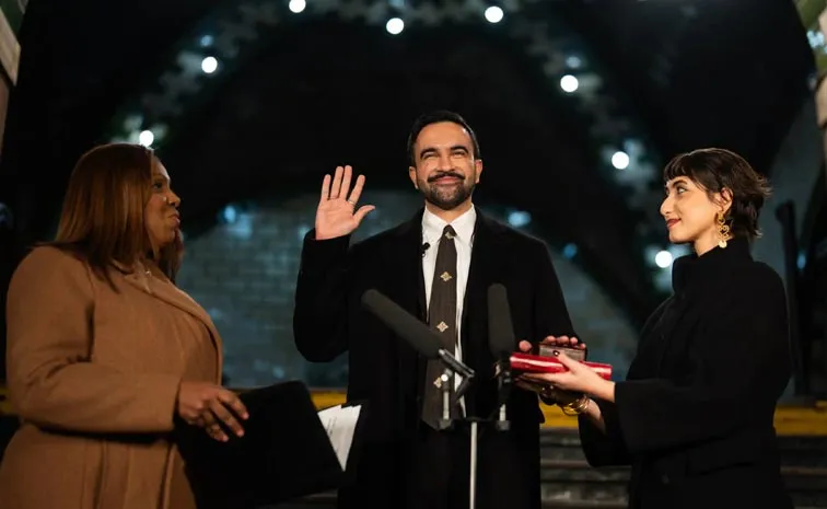 Zohran Mamdani Inaugurated As New York First Muslim Mayor