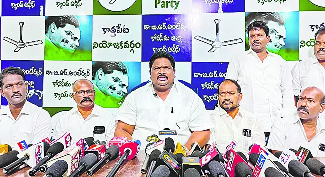వాడపల్లి క్షేత్రంలో కూటమి నేతల దోపిడీ