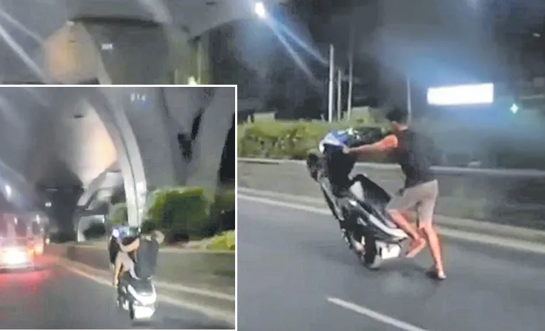 Dangerous Bike Stunts on Hyderabad at Midnight 