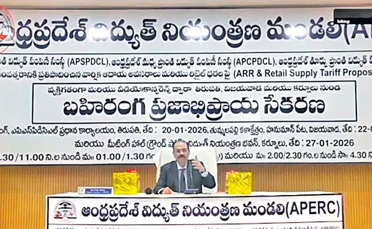 Public hearing begins on the revenue of power distribution companies for 2026-27