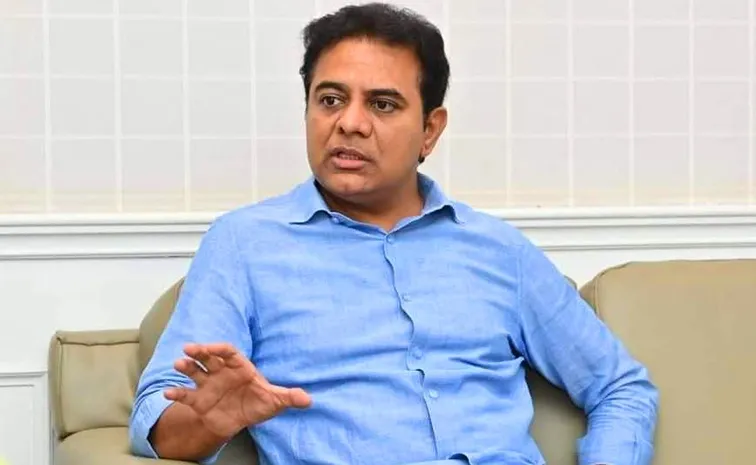 KTR Tweet On Congress MP Mallu Ravi Attack On BRS Leader Vijayudu