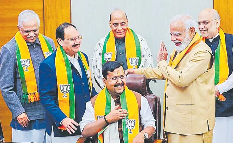 Nitin Nabin takes charge as BJP president