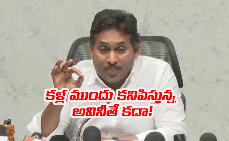 YS Jagan Express Concern Over Kutami Corruption