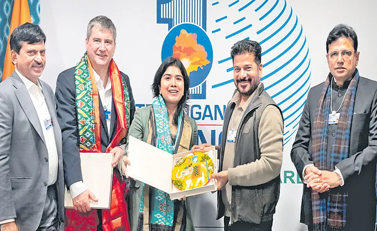 Davos investments 28,693 crore Agreements to Telangana