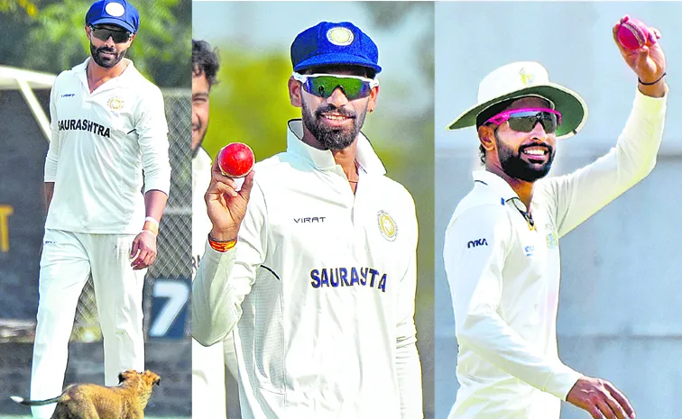 Saurashtra were all out for 172 in their first innings