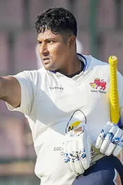 Sarfaraz Khan Sends Reminder To BCCI Selectors With Double Century