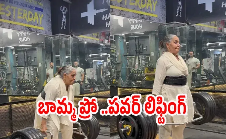 70 year old woman with arthritis deadlifts like a pro, Suniel Shetty is inspired