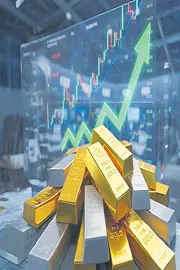 Gold, silver prices continue to touch new highs amid global Markets