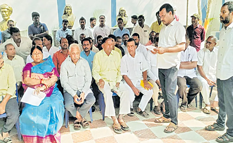 S Kota TDP MLA Kolla Lalitha Kumari issued an order to the officials