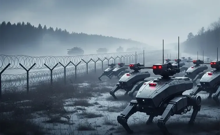 Robots to guard Europes border with Russia?