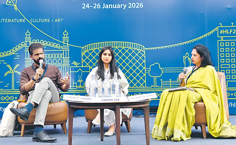 Discussion on the books Letters from Gaza and Original Sin at the Hyderabad Literary Festival