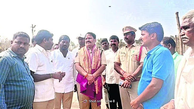 ఇప్పగూడెం జాతర  ప్రాంగణం పరిశీలన 
