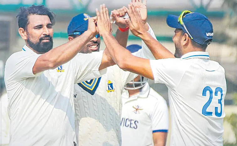 Bengal defeated Services and advanced to the quarter finals